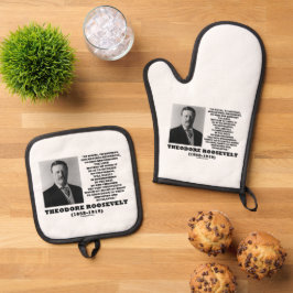 Set De Manoplas Desechos de Theodore Roosevelt Destruyen Recursos