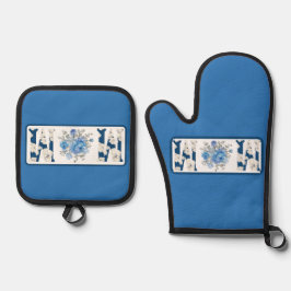 Set De Manoplas Día de la Madre Floral