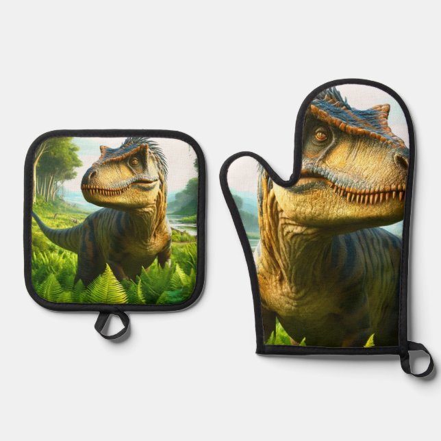Set De Manoplas Dinosaurio (Anverso)