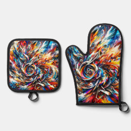 Set De Manoplas Diseño artístico