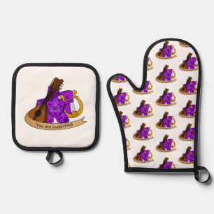 Set De Manoplas Diseño de Bard Dice