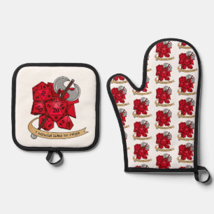 Set De Manoplas Diseño de dados bárbaros