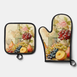 Set De Manoplas Diseño de naturaleza muerta