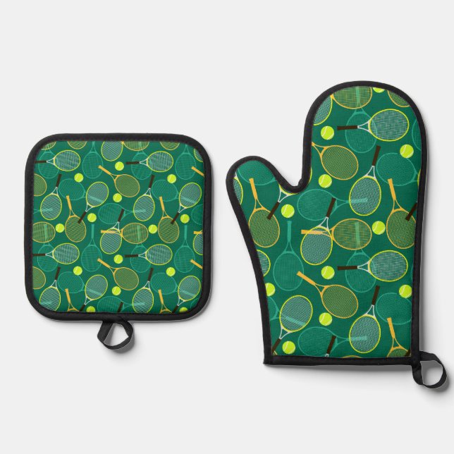Set De Manoplas Diseño de tenis (Anverso)