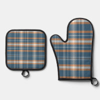 Diseño de yeso azul, crema y naranja