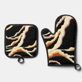 Set De Manoplas Diseño decorativo de Streamers 1902