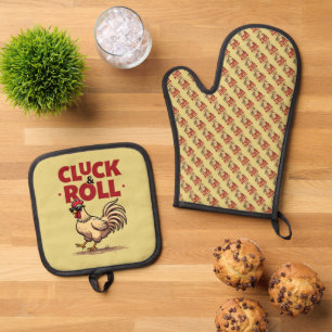 Set De Manoplas Diseño divertido de Personalizados de Guay "Cluck 
