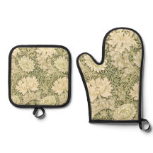Diseño floral verde de Wm Morris