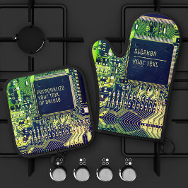Set De Manoplas Diseño moderno de placa de circuito impreso Añadir