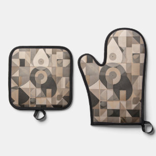 Set De Manoplas Diseños únicos y modernos Oven Mitt y Pot Holder