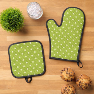 Set De Manoplas Dotty Delight Green