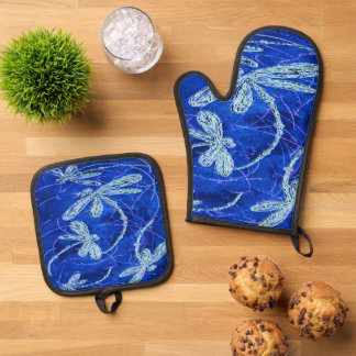 Set De Manoplas Dragonfly Indigo Dance