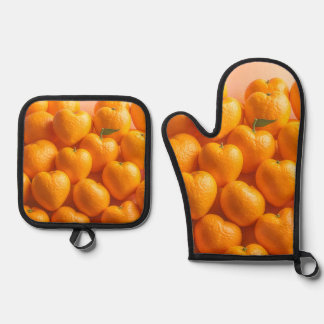 Set De Manoplas Dreamy Citrus Heart