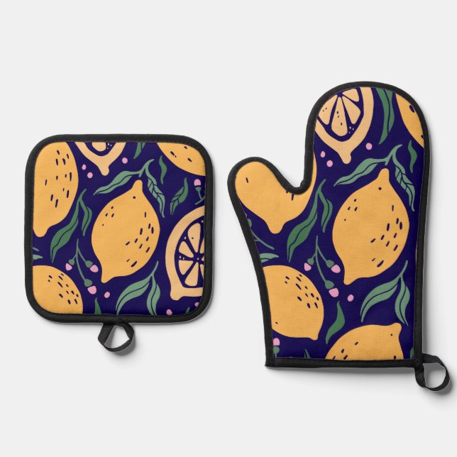 Set De Manoplas Dreamy Lemons (Anverso)