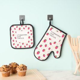 Set De Manoplas Dulce amor de fresa.