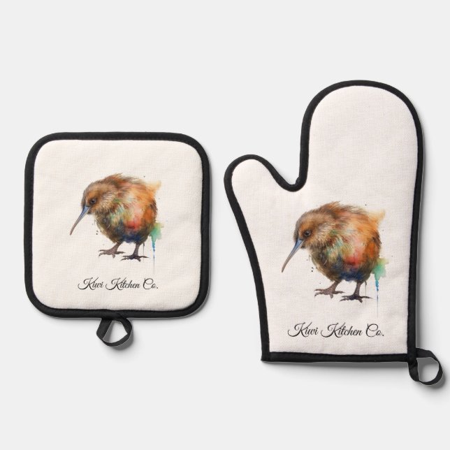 Set De Manoplas Dulce Kiwi, personalizado (Anverso)