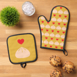 Set De Manoplas Dumpling Love Longan