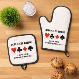 Set De Manoplas Duplicate Bridge Un Juego Donde Se Encuentran Ment