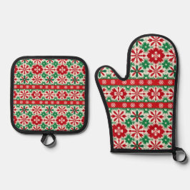 Set De Manoplas Edición Escandinava de Navidad 2