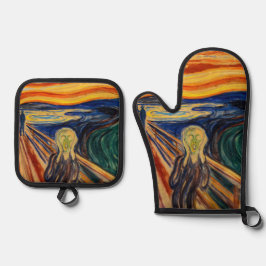 Set De Manoplas Edvard Munch - El Grito 1910