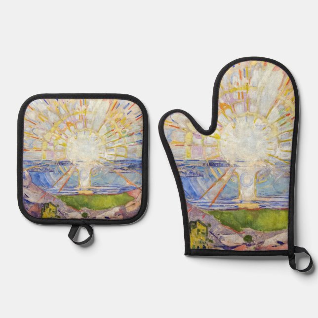 Set De Manoplas Edvard Munch - The Sun 1911 (Anverso)