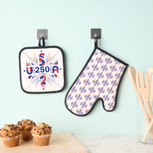 Set De Manoplas El 250.º aniversario de Estados Unidos