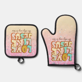 Set De Manoplas El amor como Jesús cristiano