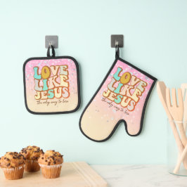 Set De Manoplas El amor como Jesús cristiano