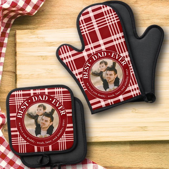 Set De Manoplas El mejor padre Personalizado de la familia foto co (Subido por el creador)