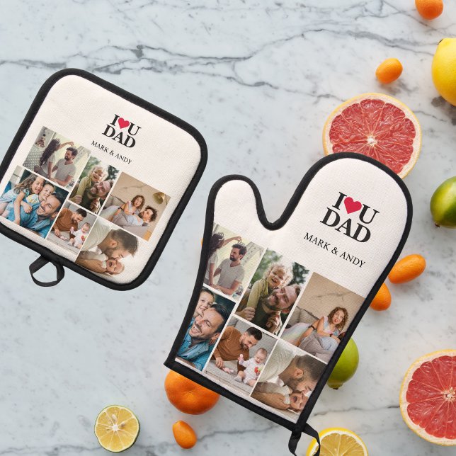 Set De Manoplas "El mejor papá del horno" - Personalizado fotográf (Subido por el creador)