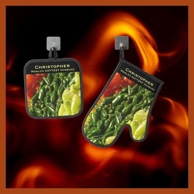 Set De Manoplas El novio más caluroso del mundo, Chili Pepper (Subido por el creador)