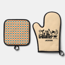 Set De Manoplas El padre de la parrilla