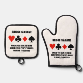 Set De Manoplas El puente es un juego donde pensar las manos de ot