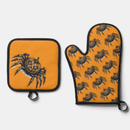 Set De Manoplas El rastreador con cabeza de calabaza