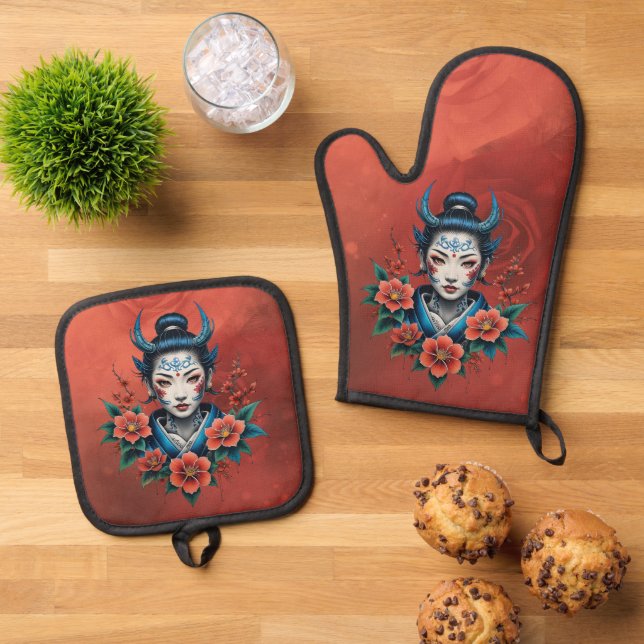 Set De Manoplas El secreto de la belleza pálida, (De arriba hacia abajo)