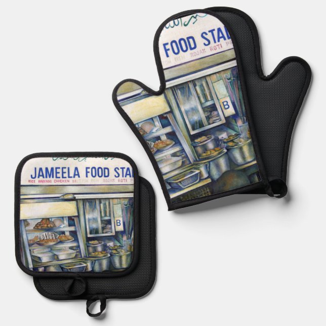 Set De Manoplas El Singapur de Jameelas (Anverso/Reverso)