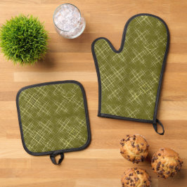 Set De Manoplas Elegancia entrecruzada