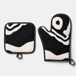 Set De Manoplas En profundidad: Resumen en blanco y negro