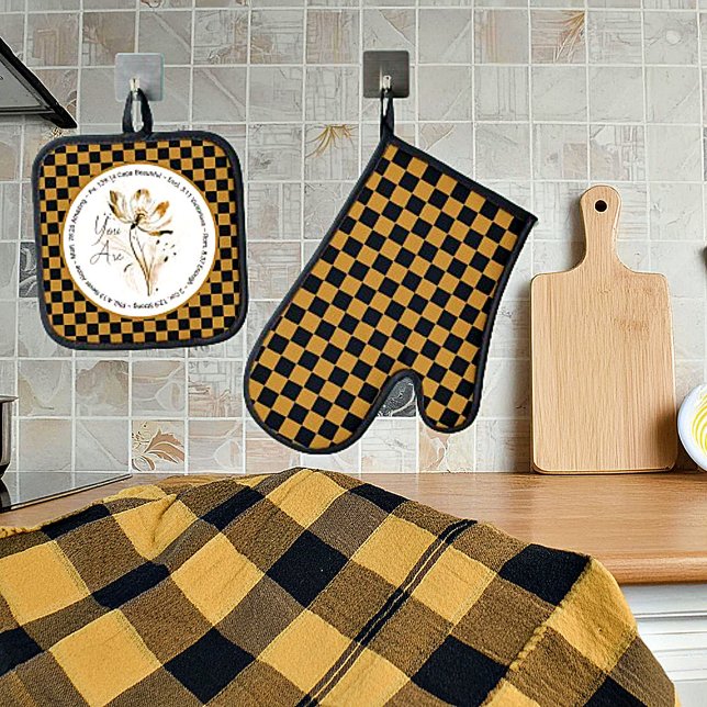 Set De Manoplas Eres bellas escrituras flor y arado (Subido por el creador)