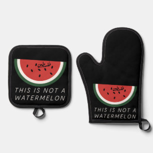Set De Manoplas Esta no es una sandía - sandía palestina