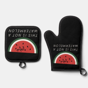Set De Manoplas Esta no es una sandía - sandía palestina