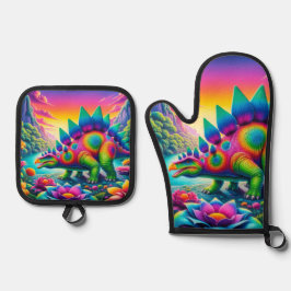 Set De Manoplas Estegosaurio