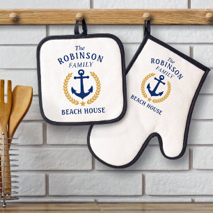 Set De Manoplas Estrella de la Casa de la Playa de la Familia Anch