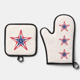 Set De Manoplas Estrella de la Libertad