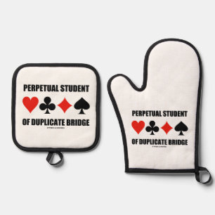Set De Manoplas Estudiante Perpetuo De Doble Tarjeta De Puente