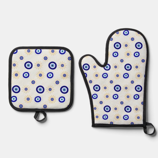 Set De Manoplas Evil Eye Symbol (Anverso)