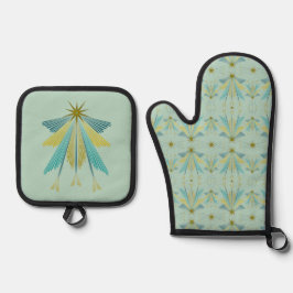 Set De Manoplas Fairy Stars Pistachio