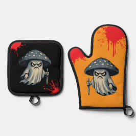 Set De Manoplas Fantasma mortal con espuma de sangre de cuchillo