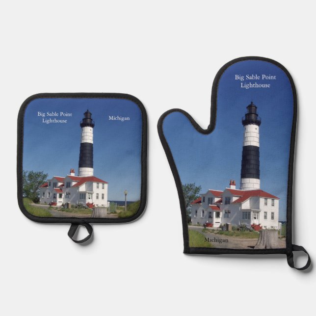 Set De Manoplas Faro Big Sable Point (Anverso)