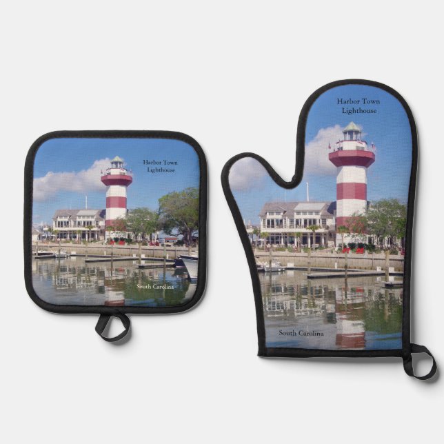 Set De Manoplas Faro de Harbor Town (Anverso)